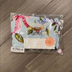 Country rose two piece pajamas